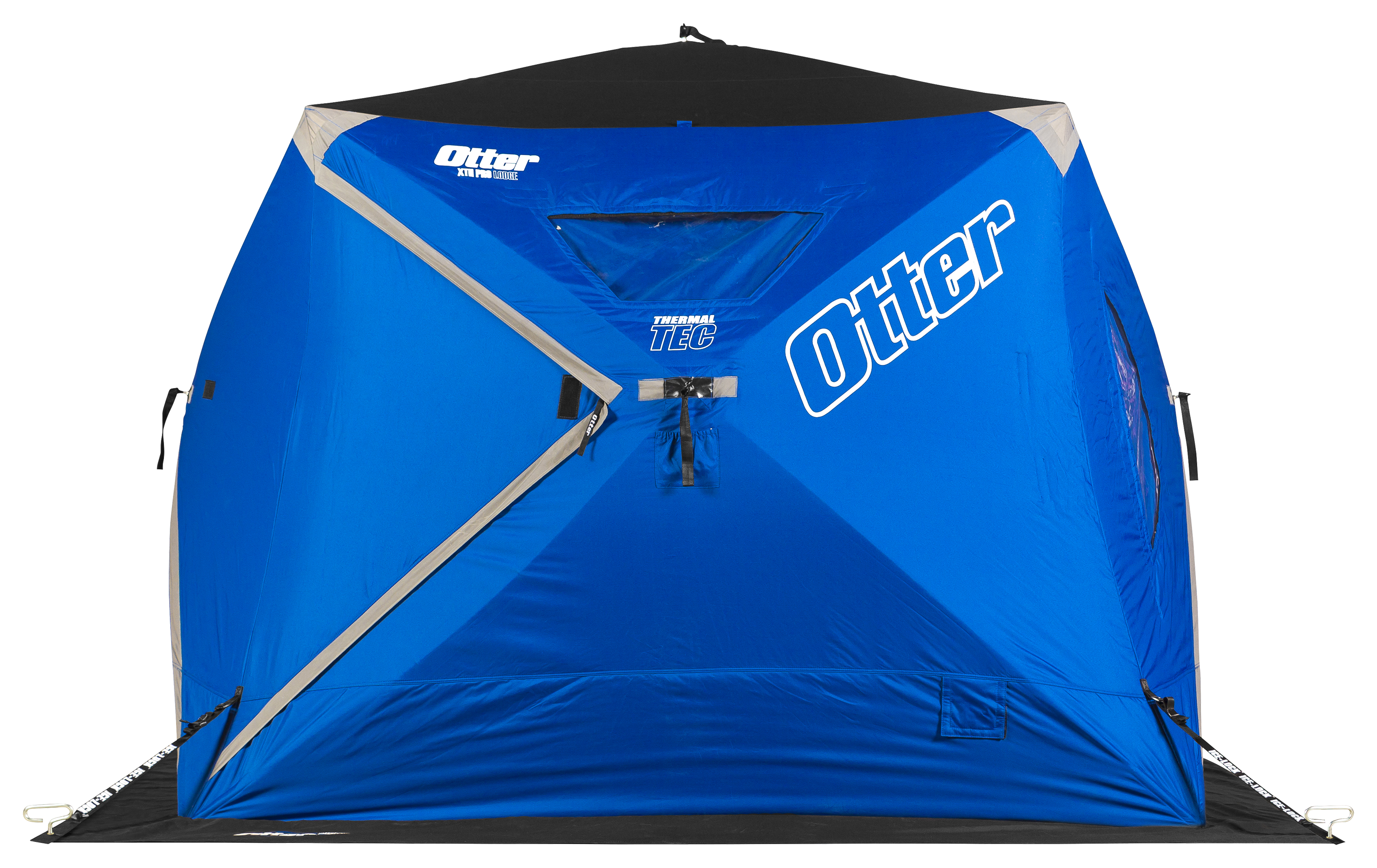 Otter Outdoors XTH Pro 4-5 Person Lodge Hub Thermal Ice Shelter | Bass ...